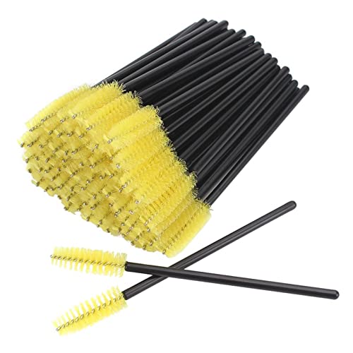 Aqxyxsw 9 Farben-Verfassungs-Bürsten 1000Pcs/lot Wegwerfwimpern-Bürsten-Peitschen-Verlängerungs-Mascara-Applikator-Zauberstab-Augen-Lippenkosmetik-Bürste lingli(Color:A4) von Aqxyxsw