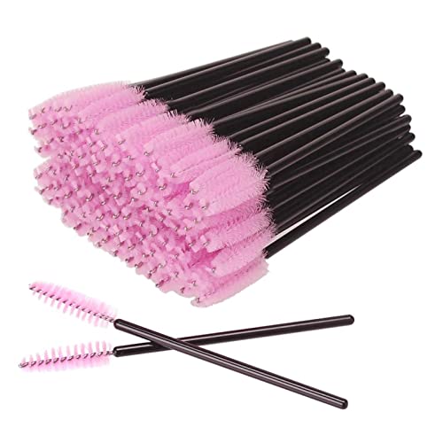 Aqxyxsw 9 Farben-Verfassungs-Bürsten 1000Pcs/lot Wegwerfwimpern-Bürsten-Peitschen-Verlängerungs-Mascara-Applikator-Zauberstab-Augen-Lippenkosmetik-Bürste lingli(Color:A7) von Aqxyxsw