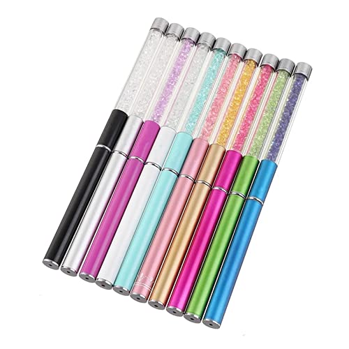 Aqxyxsw Make-up-Pinsel Spoolers Spiral Strass Applikator Augen Kosmetik Kamm Werkzeuge 10 Stück Verlängerung Wimpern Augenbrauen Mascara Zauberstäbe lingli(Color:Mix colors) von Aqxyxsw