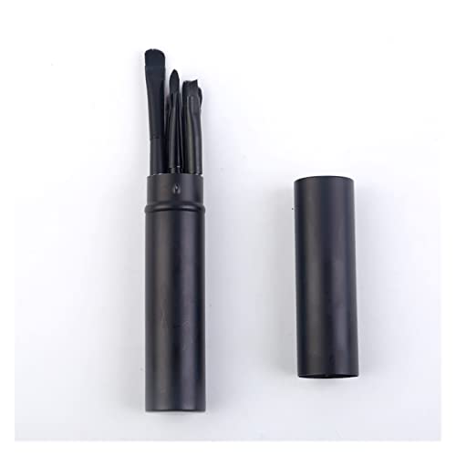 Aqxyxsw Professionelles 5-teiliges Reise-tragbares Mini-Augen-Make-up-Pinsel-Set Lidschatten-Eyeliner-Augenbrauenpinsel lingli(Color:04) von Aqxyxsw