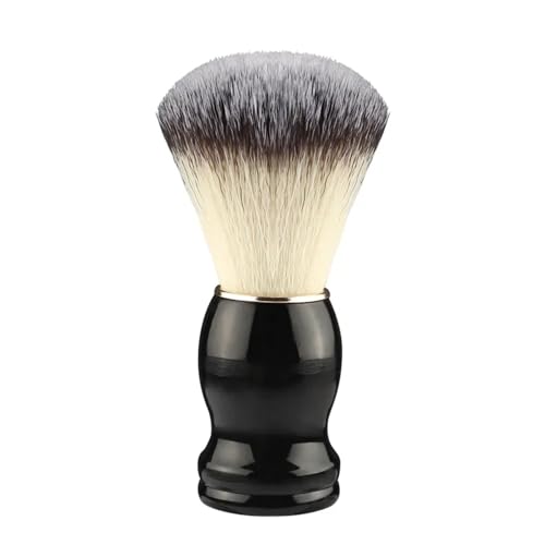 GUYTRM Bart Rasierpinsel Make-Up Pinsel 1 stücke Holzgriff Borsten Haar Salon Friseur Seife Schaum Rasur Männer Gesichts Reinigung Werkzeug Friseur lingli(Black Shaving Brush) von Aqxyxsw