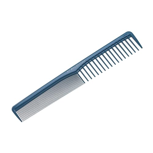 GUYTRM Carbon-Schneidkamm, blau, Friseur-Haarkämme for Frauen, professionelles Feinzahn-Styling, Reisen lingli(Blue17.50X2.70X1.10C) von Aqxyxsw