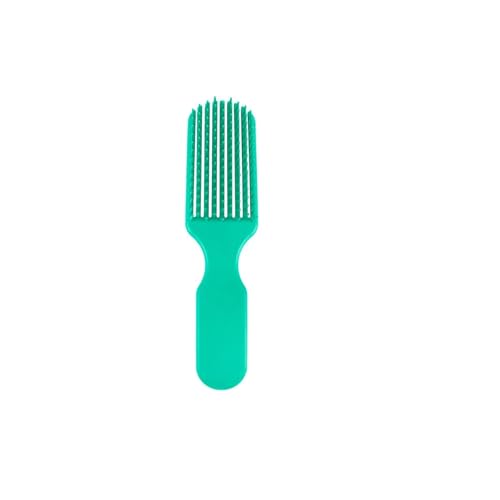 GUYTRM Haar Lockige Entwirren Haar Pinsel Massage Anti Statische Haar Pinsel Haushalt Aushöhlen Haar Pinsel Salon Styling Haar Werkzeug for frauen lingli(Grün) von Aqxyxsw