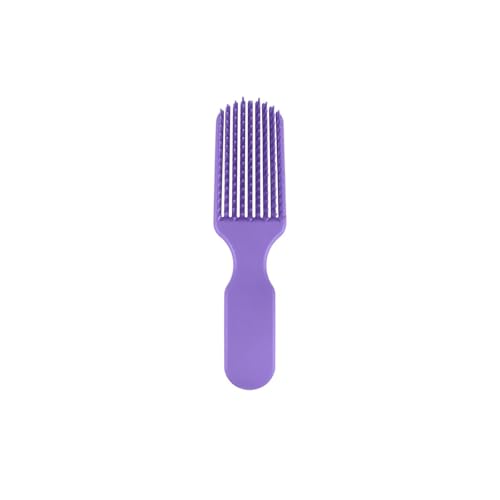 GUYTRM Haar Lockige Entwirren Haar Pinsel Massage Anti Statische Haar Pinsel Haushalt Aushöhlen Haar Pinsel Salon Styling Haar Werkzeug for frauen lingli(Purple) von Aqxyxsw