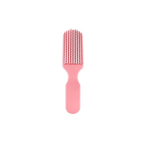 GUYTRM Haar Lockige Entwirren Haar Pinsel Massage Anti Statische Haar Pinsel Haushalt Aushöhlen Haar Pinsel Salon Styling Haar Werkzeug for frauen lingli(Rosa) von Aqxyxsw