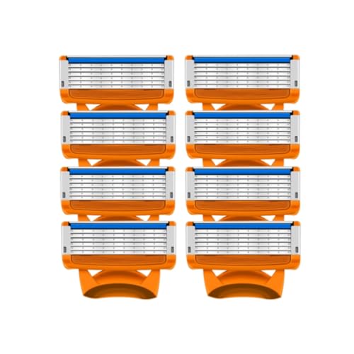 GUYTRM Manueller Rasierer aus Edelstahl, wiederverwendbare 5/6-Lagen-Rasierklinge, kratzfeste Retro-Haarentfernungsklinge lingli(1 Tool rest) von Aqxyxsw