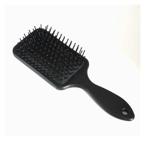 GUYTRM Modischer Kamm mit quadratischer Platte, Airbag-Kissen, breiter Zahn, lockiges, gerades Friseursalon, glattes, flauschiges Styling lingli(Black Black Head) von Aqxyxsw