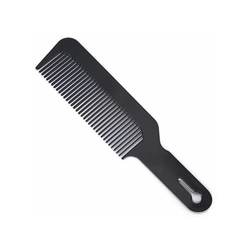 GUYTRM Schwarz Lange Wellenförmige Zähne Carbon Kamm Frauen Machen Haar Glatte Kämme Professionelle Friseur Männer Kamm for Haarstyling lingli(B01) von Aqxyxsw