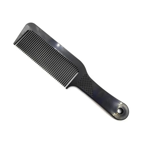GUYTRM Schwarz Lange Wellenförmige Zähne Carbon Kamm Frauen Machen Haar Glatte Kämme Professionelle Friseur Männer Kamm for Haarstyling lingli(Black) von Aqxyxsw