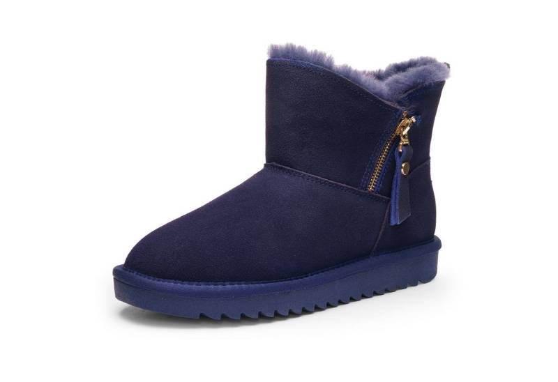 Ara ALASKA Short Zip Winterboots Stiefel aus echtem Lammfell mit Reißverschluss, G-Weite (weit) von Ara