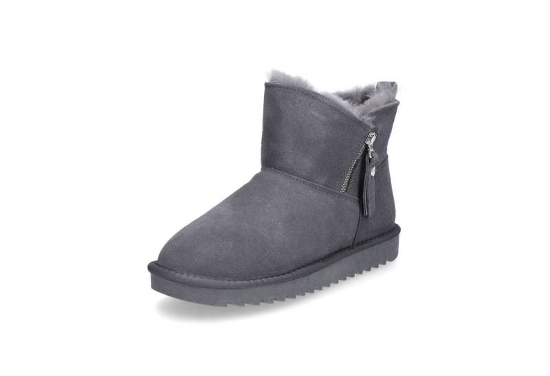 Ara Ara Damen Leder Boot grau Ankleboots von Ara