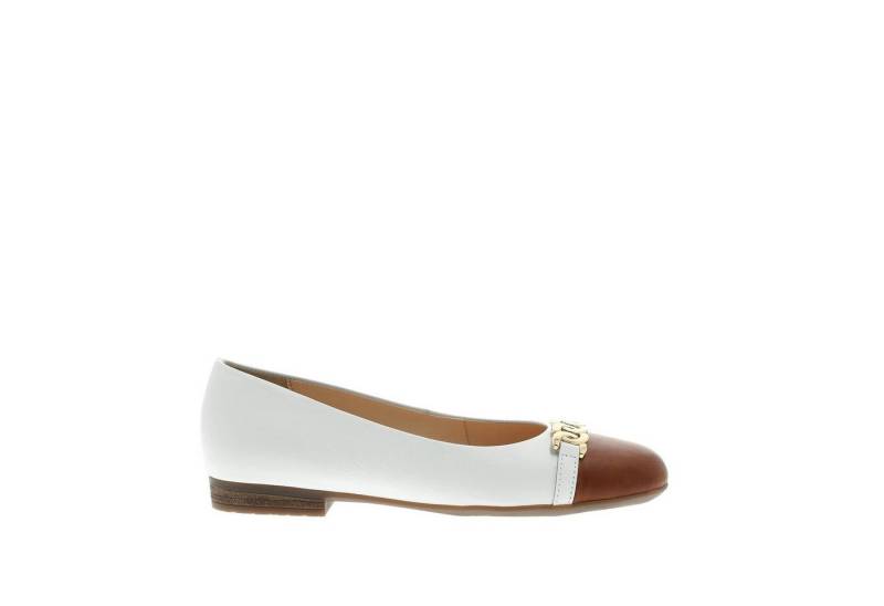 Ara ara Damen Ballerina SARDINIA-HIGHSOFT 12-31342-05 cognac weiß braun Slipper von Ara