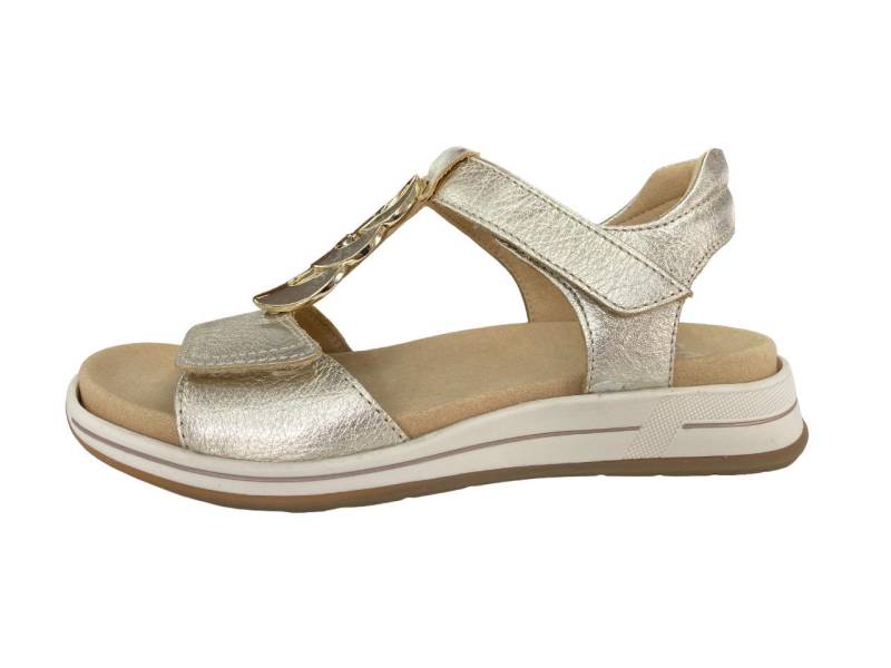 Ara ara Damen Sandale OSAKA-S METALLIC 12-34826-14 PLATIN Sandalette von Ara