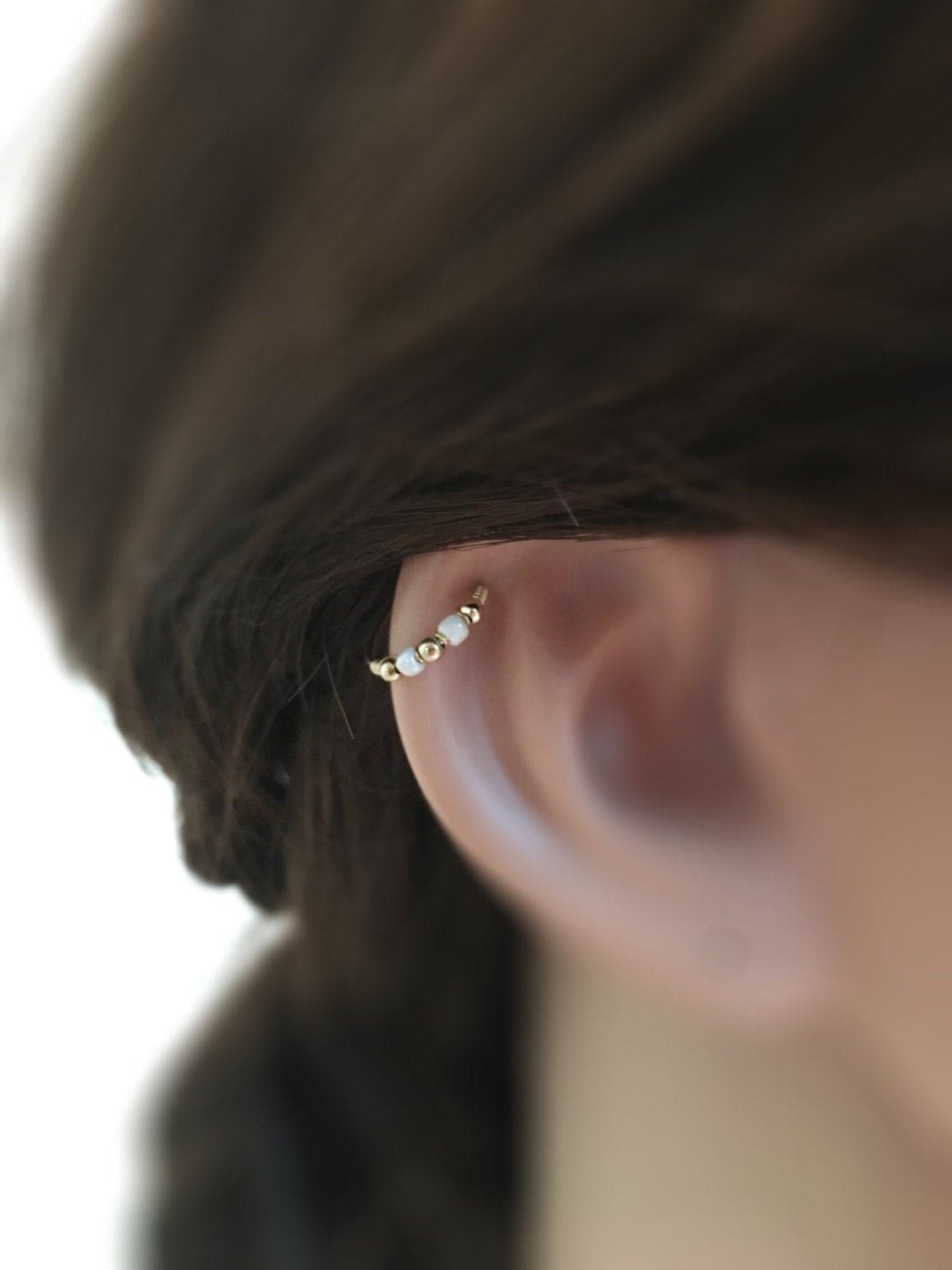 Helix Ohrring Gold 9K Daith Gold, Knorpelohrring, 14K Nasenring Hoop, Piercing 18K Hoop Septum Ring 20G Helix Ohrring Gold 9K Daith Gold, Knorpelohrring, 14K Nasenring Hoop, Piercing 18K Hoop Septum Ring 20G von AraDeOroDesigns
