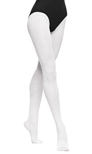 Arabesque Professionelle Damen Ballett Strumpfhose Ballettstrumpfhose 3D Microfaser ohne Naht 2014 (4 (170-176cm), Weiß) von Arabesque