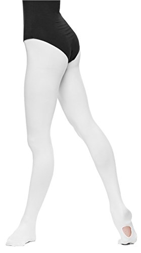 Arabesque Professionelle Damen Ballett Strumpfhose 3D Microfaser mit variablem Fuß 2015 (4 (170-176cm), Weiß) von Arabesque