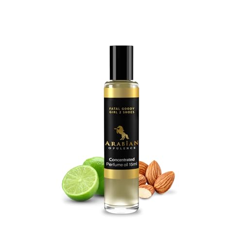 Arabian Opulence FR138 FATAL GOODY GIRL 2 SHOES Roll-on Parfümöl, konzentriertes Duft-Körperöl, langanhaltendes Parfüm auf Ölbasis für Damen, Reisegröße, alkoholfreie Parfümölflasche (15 ml) von Arabian Opulence