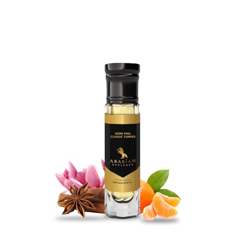 Arabian Opulence FR161 JOHN PAUL CLASSIC CURVES Roll-on Parfümöl | Konzentriertes Duftkörperöl | Lang anhaltendes ölbasiertes Parfüm für Frauen | Reisegröße Flasche ohne Alkohol (6ml) von Arabian Opulence