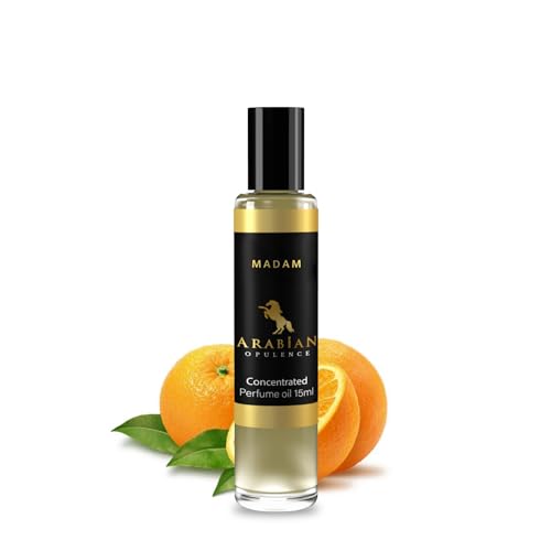 Arabian Opulence FR191 MADAM Roll-on Parfümöl | Konzentriertes Parfüm Körperöl | Langanhaltendes Parfüm auf Ölbasis für Frauen | Reisegröße Alkoholfreies weiches Parfümöl Flasche (15ml) von Arabian Opulence