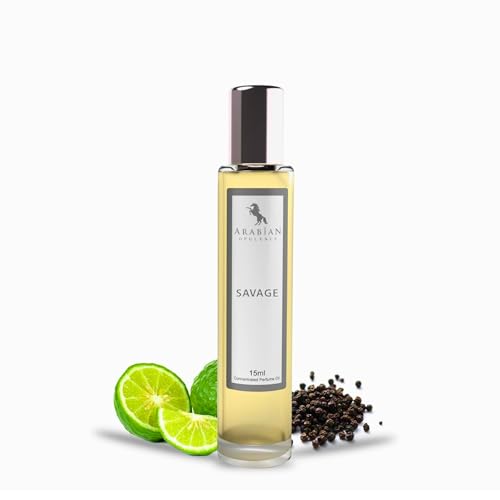 Arabian Opulence FR265 Roll-on Parfümöl | Konzentriertes Parfüm Körperöl | Langanhaltendes Parfüm auf Ölbasis für Männer | Reisegröße Alkoholfreies weiches Parfümöl Fläschchen (15ml) von Arabian Opulence