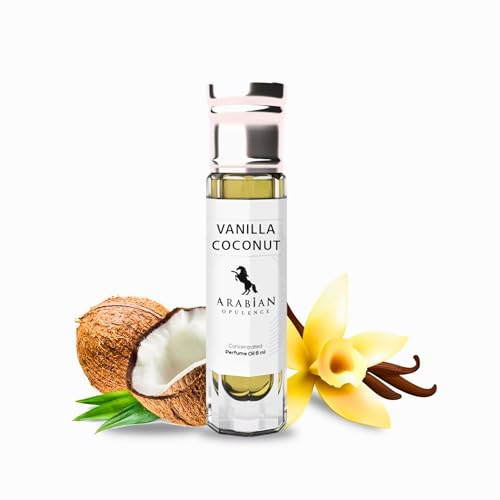 ARABIAN OPULENCE FR291 Vanilla Coconut Parfüm für Herren und Damen | Duftöl Bakka Ru Roll-On Parfüm | Langanhaltendes Parfüm für Männer und Frauen | Alkoholfreier Konzentriertes Parfum (6ml) von Arabian Opulence