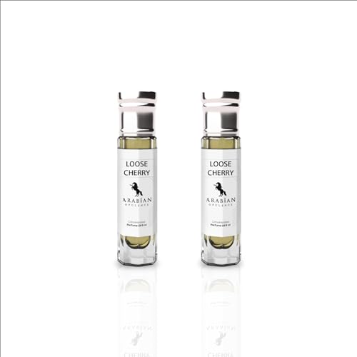Arabian Opulence FR313 Loose Cherry Roll-on Parfümöl | Konzentriertes Parfüm Körperöl | Langanhaltendes Parfüm auf Ölbasis für Männer und Frauen | Reisegröße Alkoholfreies Parfümöl (6ml, 2er-Pack) von Arabian Opulence