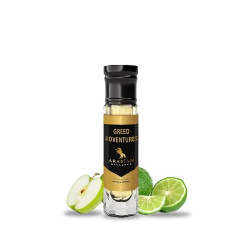 Arabian Opulence FR32 GREED ADVENTURES Roll-on Parfümöl | Konzentriertes Parfüm Körperöl | Langanhaltendes Parfüm auf Ölbasis für Frauen | Reisegröße Alkoholfreies weiches Parfümöl Flasche (6ml) von Arabian Opulence