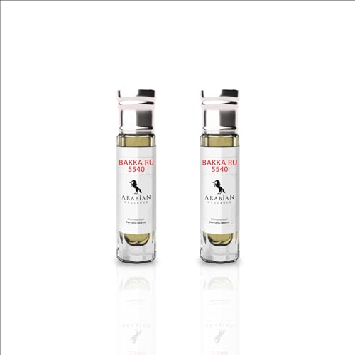 Arabian Opulence FR328 Bakka Ru 5540 Roll-on Parfümöl | Konzentriertes Parfüm Körperöl | Langanhaltendes Parfüm auf Ölbasis für Männer und Frauen | Reisegröße Alkoholfreies Flasche (6ml, 2er-Pack) von Arabian Opulence