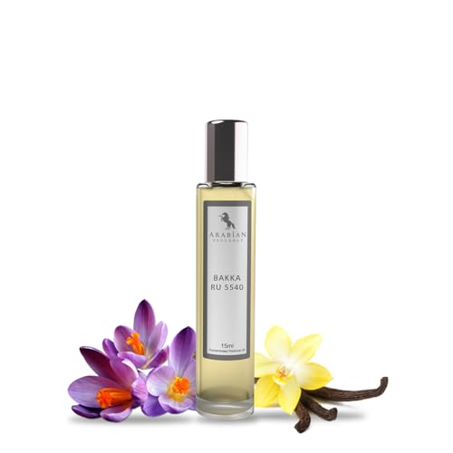 Arabian Opulence FR328 Bakka Ru 5540 Roll-on Parfümöl | Konzentriertes Parfüm Körperöl | Langanhaltendes Parfüm auf Ölbasis für Männer und Frauen | Reisegröße Alkoholfreies Parfümöl Flasche (15ml) Arabian Opulence FR328 Bakka Ru 5540 Roll-on Parfümöl | Konzentriertes Parfüm Körperöl | Langanhaltendes Parfüm auf Ölbasis für Männer und Frauen | Reisegröße Alkoholfreies Parfümöl Flasche (15ml) von Arabian Opulence