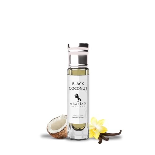 Arabian Opulence FR42 BLACK COCONUT Roll-on Parfümöl | Konzentriertes Parfüm Körperöl | Langanhaltendes Parfüm auf Ölbasis für Männer und Frauen | Reisegröße Alkoholfreies Parfümöl Flasche (6ml) von Arabian Opulence