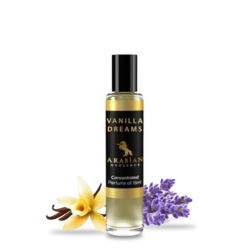 Arabian Opulence FR99 Vanilla Dreams Roll-on Parfümöl | Konzentriertes Duftkörperöl | Langanhaltendes ölbasiertes Parfüm für Frauen | Reisegröße alkoholfreies sanftes Parfümöl Flasche (15ml) von Arabian Opulence