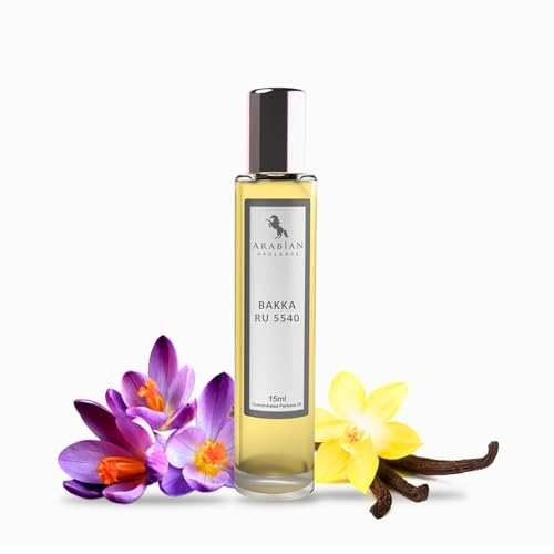 ARABIAN OPULENCE FR328 Bakka Ru 5540 Parfüm für Herren und Damen | Duftöl Bakka Ru Roll-On Parfüm | Langanhaltendes Parfüm für Männer und Frauen | Reisegröße Alkoholfreier Konzentriertes Parfum (15ml) von Arabian Opulence