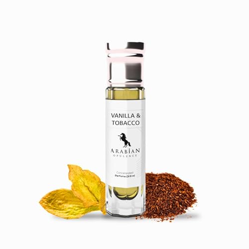 Arabian Opulence FR273 Vanille & Tabak Roll-on Parfümöl | Konzentriertes Duft-Körperöl | Langanhaltendes Parfüm auf Ölbasis für Männer und Frauen | Reisegröße alkoholfreie Parfümölflasche (6 ml) von Arabian Opulence