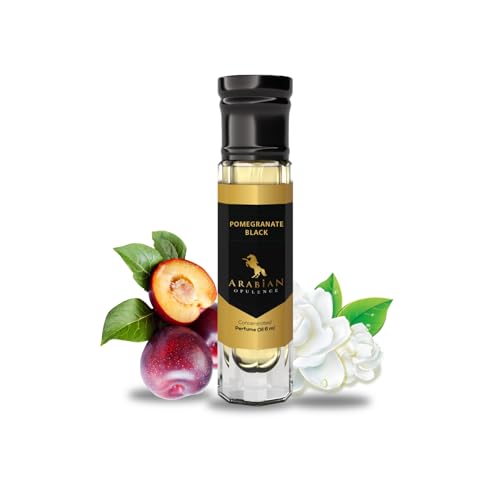 Arabian Opulence FR239 POMEGRANATE BLACK Roll-on Parfümöl | Konzentriertes Parfümöl für den Körper | Langanhaltendes Parfüm auf Ölbasis für Frauen | Alkoholfreie Flasche in Reisegröße (6ml) von Arabian Opulence