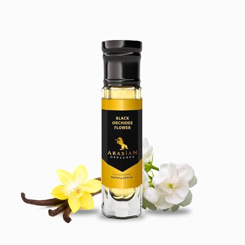 ARABIAN OPULENCE FR44 BLACK ORCHIDEE Parfüm für Damen | Duftöl BLACK ORCHIDEE Roll-On Parfüm für Frauen | Langanhaltendes Parfüm | Reisegröße Alkoholfreier Konzentriertes Parfum Damen (6 ml) von Arabian Opulence