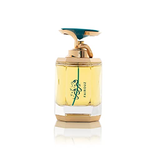 Arabian Oud FAIROUZ 100 ml | Eau de Parfum Unisex | Zitrus und florale Noten, Vanille, Cedarwood | Floral und orientalisch Scent. von Arabian Oud