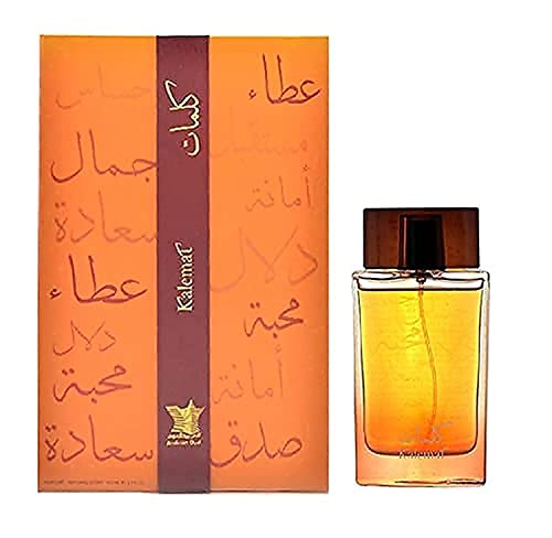 Arabian Oud KALEMAT 100 ml | Eau de Parfum Unisex | Safran, Zimt, Vanille und Sandelholz | Holziger und bernsteinartiger Duft. von Arabian Oud