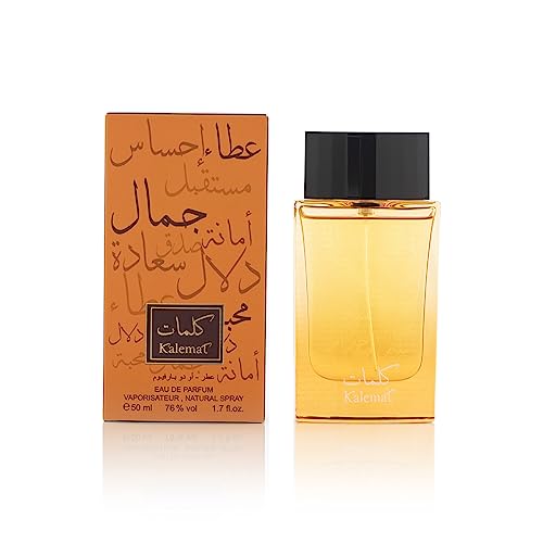 Arabian Oud KALEMAT 50 ml | Eau de Parfum Unisex | Safran, Zimt, Vanille und Sandelholz | Holziger und bernsteinartiger Duft. von Arabian Oud