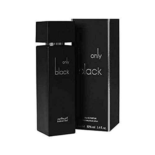 Arabian Oud ONLY BLACK 100 ml | Eau de Parfum Unisex | Apfel, Veilchenblüten, Lavendel, Patchouli | Holziger und aromatischer Duft. von Arabian Oud
