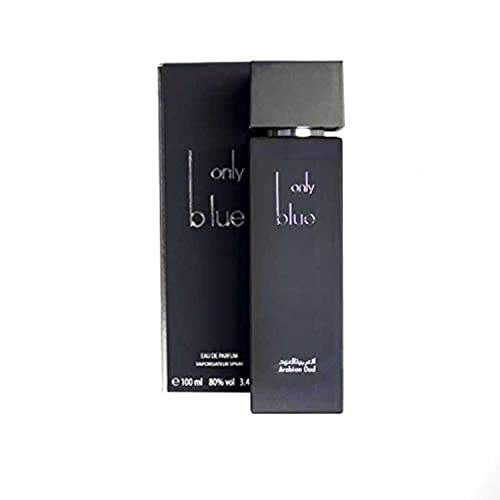Arabian Oud ONLY BLUE 100 ml | Eau de Parfum Unisex | Ananas, Patchouli, Sandelholz, Olibanum | Holziger und aromatischer Duft. von Arabian Oud