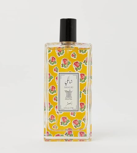 Arabian Oud SHALKI YELLOW 100 ml | Eau de Parfum Unisex | Passionsfrucht, Pfefferminzgewürze, Holz- und Ledernoten | Orientalischer und Fougère-Duft. von Arabian Oud