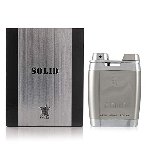 Arabian Oud SOLID 75 ml | Eau de Parfum für Ihn | Karamell, Fraisia Blume, Moschus und Vanille | Süßer und fruchtiger Duft. von Arabian Oud
