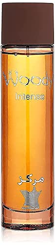 Arabian Oud WOODY INTENSE 100 ml | Eau de Parfum Unisex | Bergamotte, Amber, Rose und Sandelholz | Orientalischer und holziger Duft. von Arabian Oud
