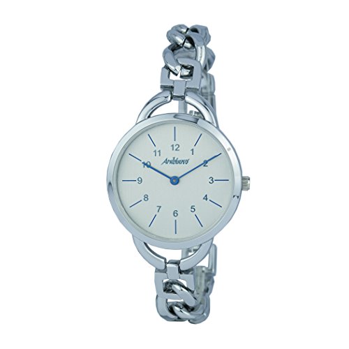 Arabians Damen Analog Quarz Uhr mit Edelstahl Armband DBA2246G von Arabians