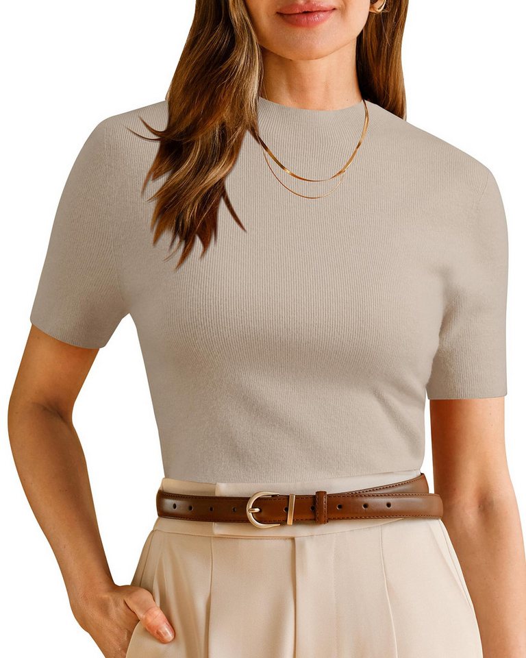 Arach&Cloz Kurzarmpullover Arach&Cloz Damen Pullover Wolle Blended Seamless Tops Kurzarm 5%Wolle 28%Anti-Pilling-Acryl 18%Viskose 20%Nylon 29%PBT Arach&Cloz Kurzarmpullover Arach&Cloz Damen Pullover Wolle Blended Seamless Tops Kurzarm 5%Wolle 28%Anti-Pilling-Acryl 18%Viskose 20%Nylon 29%PBT von Arach&Cloz