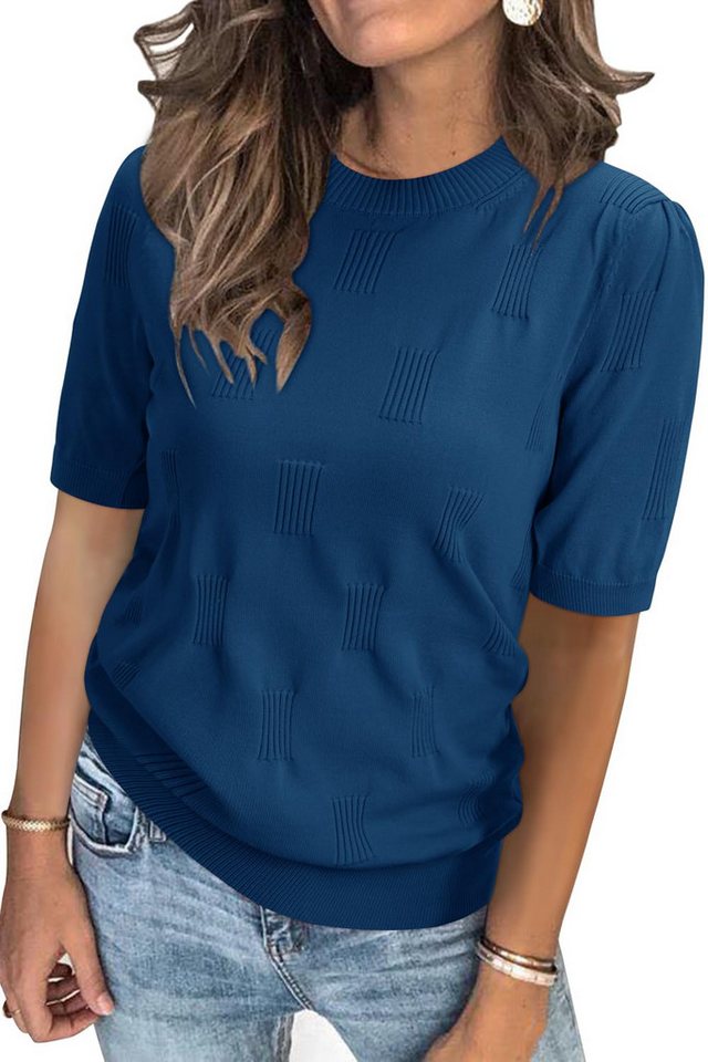 Arach&Cloz Strickpullover Arach&Cloz Damen Pullover Strickpullover Sweatshirt Stricken Tops für Casual Arach&Cloz Strickpullover Arach&Cloz Damen Pullover Strickpullover Sweatshirt Stricken Tops für Casual von Arach&Cloz