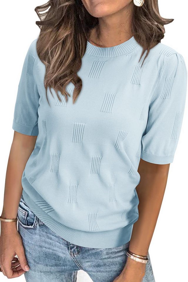 Arach&Cloz Strickpullover Arach&Cloz Damen Pullover Strickpullover Sweatshirt Stricken Tops für Casual Arach&Cloz Strickpullover Arach&Cloz Damen Pullover Strickpullover Sweatshirt Stricken Tops für Casual von Arach&Cloz
