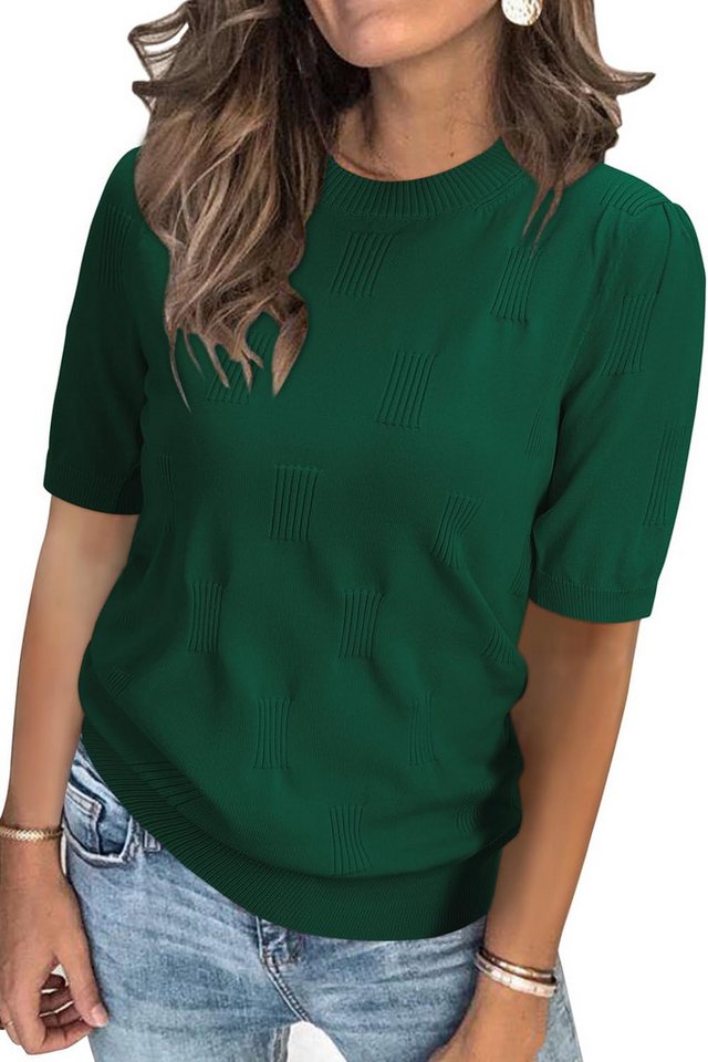 Arach&Cloz Strickpullover Arach&Cloz Damen Pullover Strickpullover Sweatshirt Stricken Tops für Casual Arach&Cloz Strickpullover Arach&Cloz Damen Pullover Strickpullover Sweatshirt Stricken Tops für Casual von Arach&Cloz