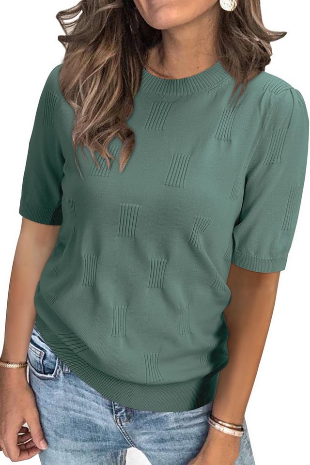 Arach&Cloz Strickpullover Arach&Cloz Damen Pullover Strickpullover Sweatshirt Stricken Tops für Casual Arach&Cloz Strickpullover Arach&Cloz Damen Pullover Strickpullover Sweatshirt Stricken Tops für Casual von Arach&Cloz