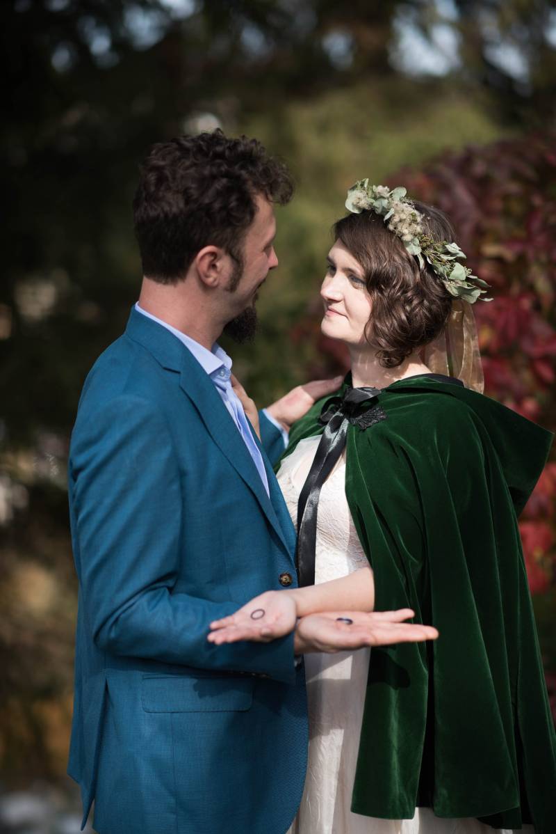 Unkraut/ Märchen/Mittelalter Historisch Pagan Hexe Royal Cosplay Samt Cape von AradiaHandmade